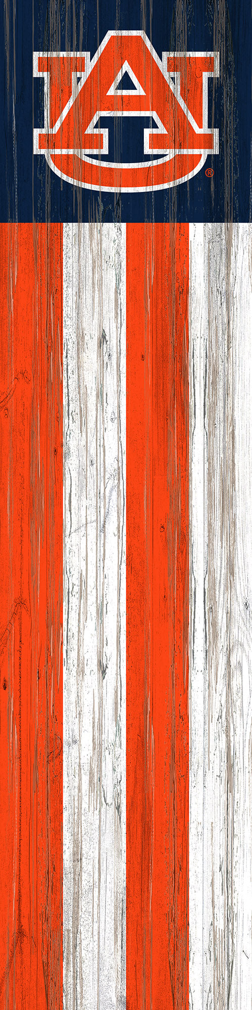 Auburn Tigers Flag Door Leaner Sign - 12