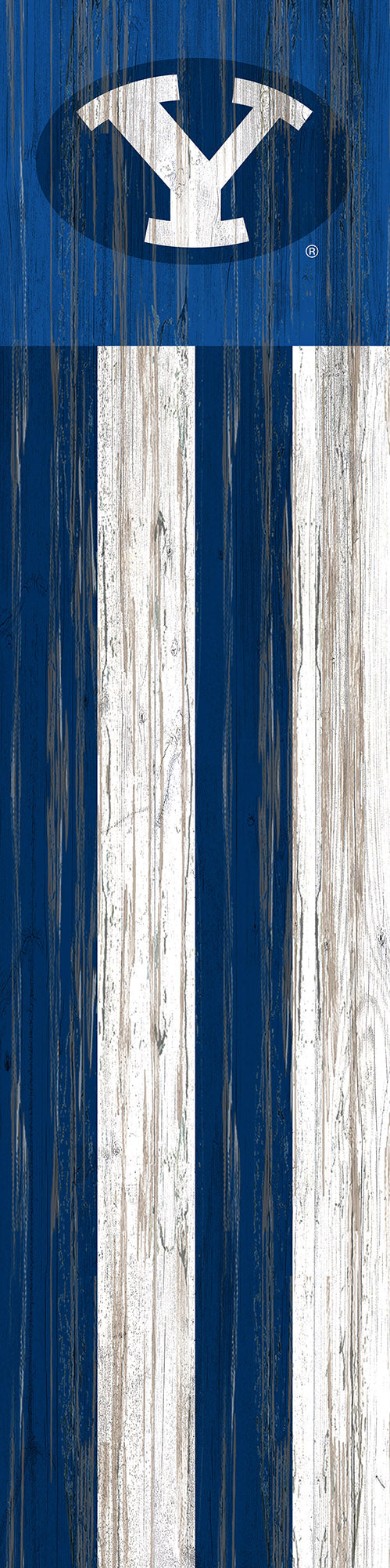 BYU Cougars Flag Door Leaner Sign - 12