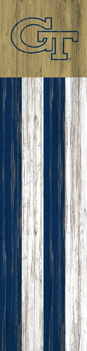 Georgia Tech Yellow Jackets Flag Door Leaner Sign - 12