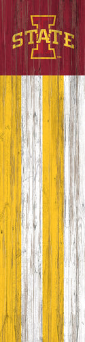 Iowa State Cyclones Flag Door Leaner Sign - 12