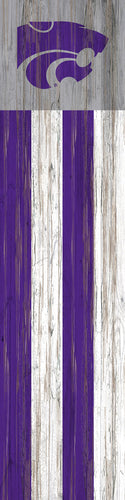 Kansas State Wildcats Flag Door Leaner Sign - 12