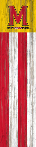 Maryland Terrapins Flag Door Leaner Sign - 12
