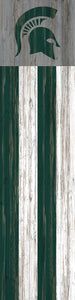 Michigan State Spartans Flag Door Leaner Sign - 12"x48"