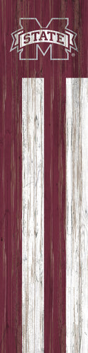Mississippi State Bulldogs Flag Door Leaner Sign - 12