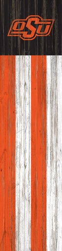Oklahoma State Cowboys Flag Door Leaner Sign - 12