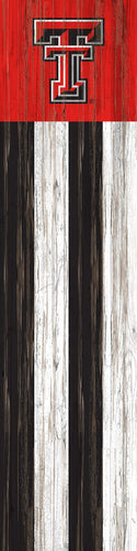 Texas Tech Red Raiders Flag Door Leaner Sign - 12