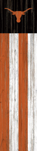 Texas Longhorns Flag Door Leaner Sign - 12
