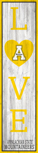 Appalachian State Mountaineers LOVE Door Leaner Sign - 12
