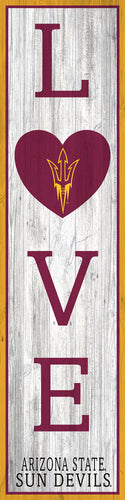 Arizona State Sun Devils LOVE Door Leaner Sign - 12