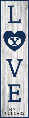 BYU Cougars LOVE Door Leaner Sign - 12