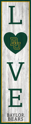 Baylor Bears LOVE Door Leaner Sign - 12