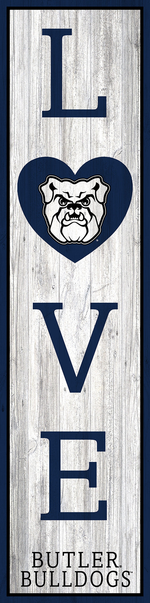 Butler Bulldogs LOVE Door Leaner Sign - 12