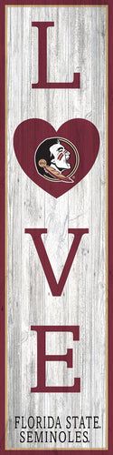 Florida State Seminoles LOVE Door Leaner Sign - 12