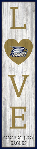 Georgia Southern Eagles LOVE Door Leaner Sign - 12