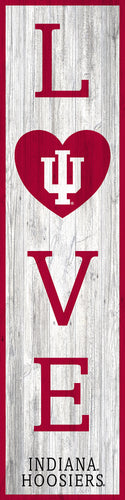 Indiana Hoosiers LOVE Door Leaner Sign - 12