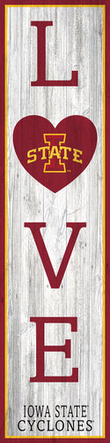 Iowa State Cyclones LOVE Door Leaner Sign - 12