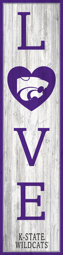 Kansas State Wildcats LOVE Door Leaner Sign - 12