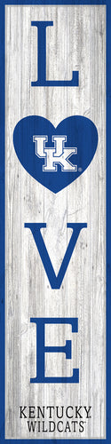 Kentucky Wildcats LOVE Door Leaner Sign - 12