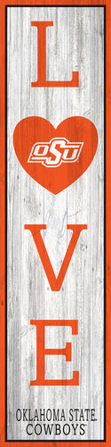 Oklahoma State Cowboys LOVE Door Leaner Sign - 12