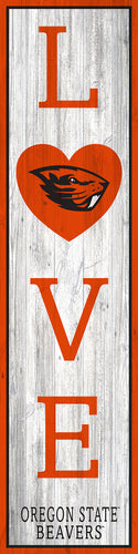 Oregon State Beavers LOVE Door Leaner Sign - 12