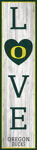 Oregon Ducks LOVE Door Leaner Sign - 12