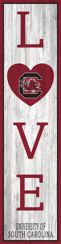 South Carolina Gamecocks LOVE Door Leaner Sign - 12