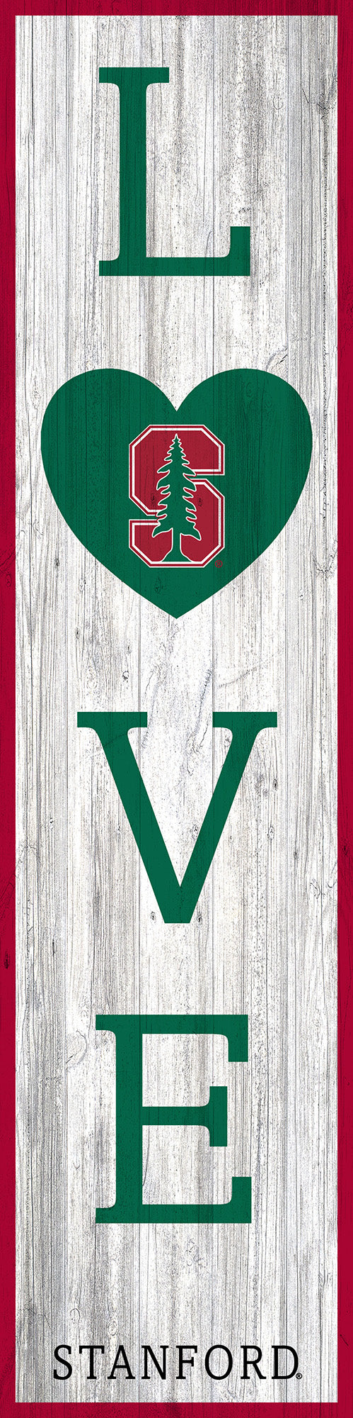 Stanford Cardinal LOVE Door Leaner Sign - 12