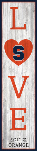 Syracuse Orange LOVE Door Leaner Sign - 12