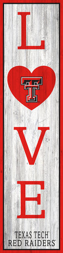 Texas Tech Red Raiders LOVE Door Leaner Sign - 12