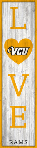 VCU Rams Home LOVE Door Leaner Sign - 12