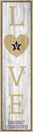 Vanderbilt Comodores LOVE Door Leaner Sign - 12