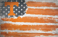 Tennessee Volunteers Rustic Flag Wood Sign - 17"x26"