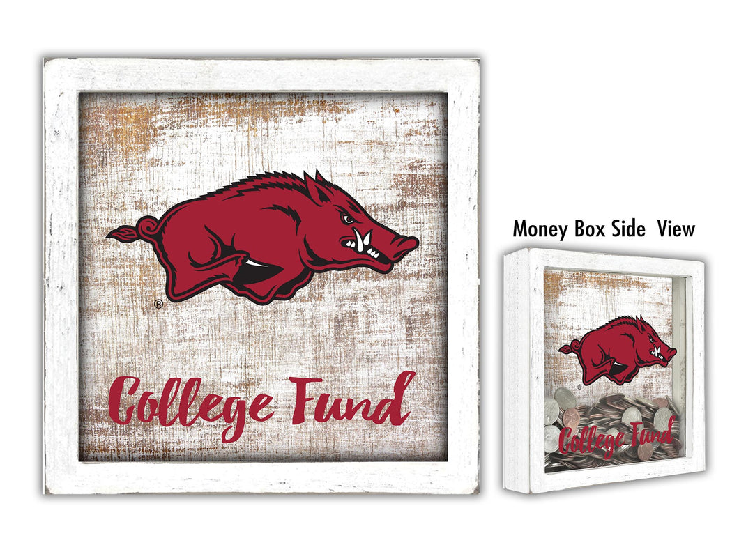 Arkansas Razorbacks College Fund Money Box