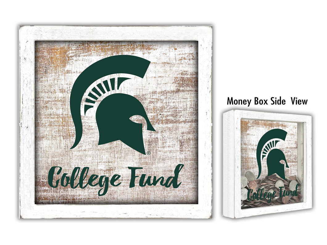 Michigan State Spartans College Fund Money Box