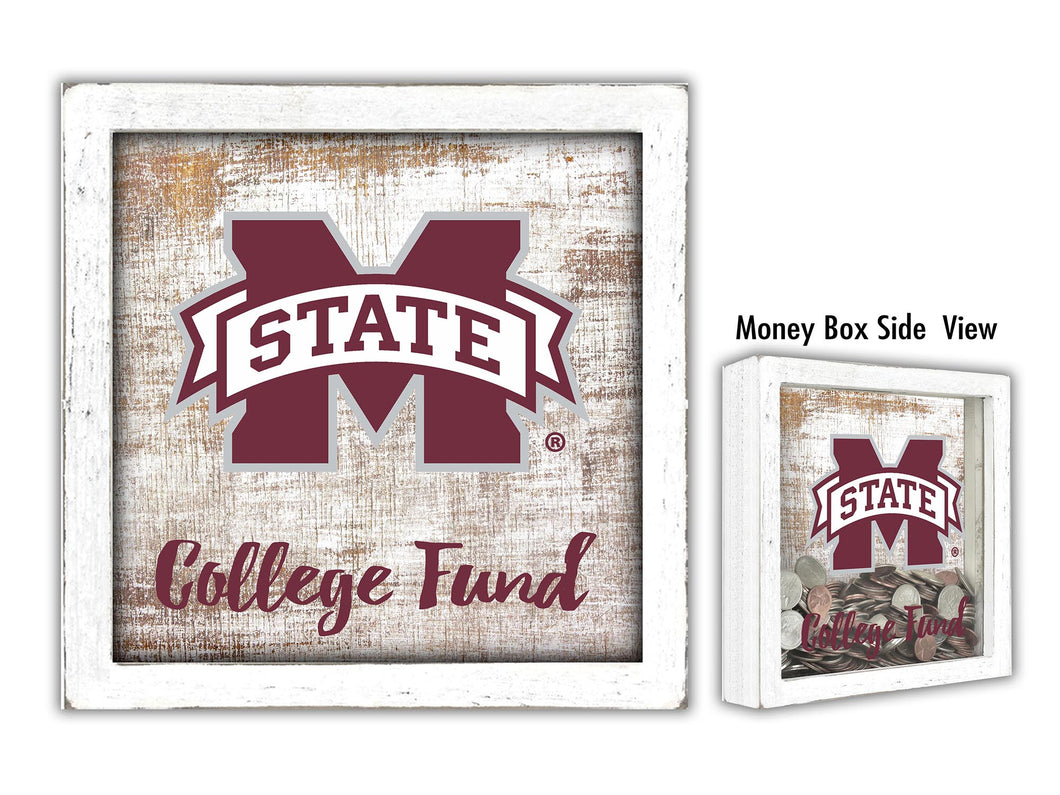 Mississippi State Bulldogs College Fund Money Box