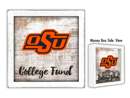 Oklahoma State Cowboys College Fund Money Box
