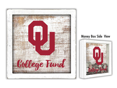 Oklahoma Sooners College Fund Money Box