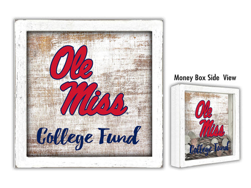 Ole Miss Rebels College Fund Money Box