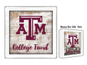 Texas A&M Aggies College Fund Money Box