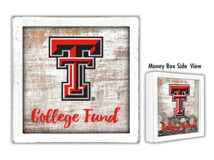 Texas Tech Red Raiders College Fund Money Box