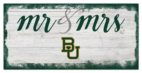 Baylor Bears Mr. & Mrs. Script Wood Sign - 6