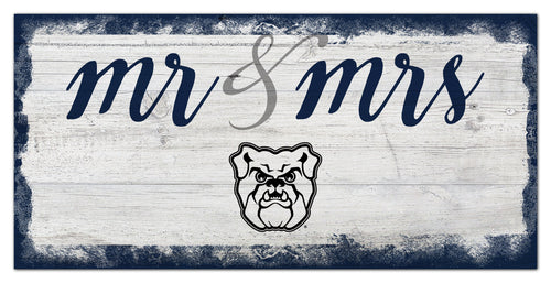 Butler Bulldogs Mr. & Mrs. Script Wood Sign - 6