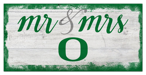 Oregon Ducks Mr. & Mrs. Script Wood Sign - 6