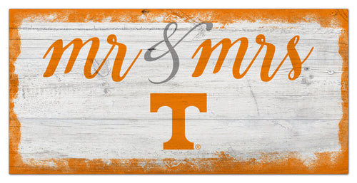 Tennessee Volunteers Mr. & Mrs. Script Wood Sign - 6