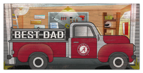 Alabama Crimson Tide Best Dad Truck Sign - 6