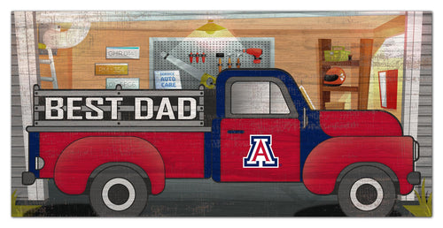 Arizona Wildcats Best Dad Truck Sign - 6