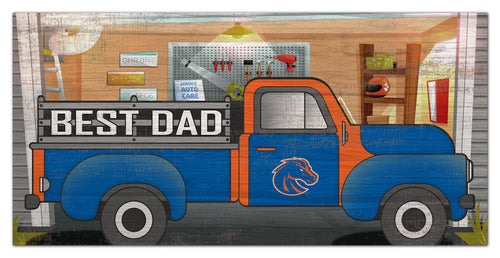 Boise State Broncos Best Dad Truck Sign - 6