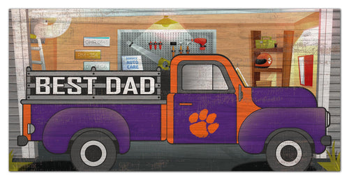 Clemson Tigers Best Dad Truck Sign - 6