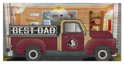 Florida State Seminoles Best Dad Truck Sign - 6