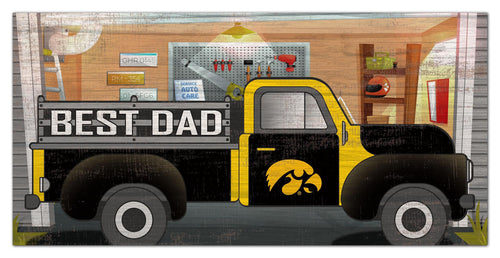 Iowa Hawkeyes Best Dad Truck Sign - 6